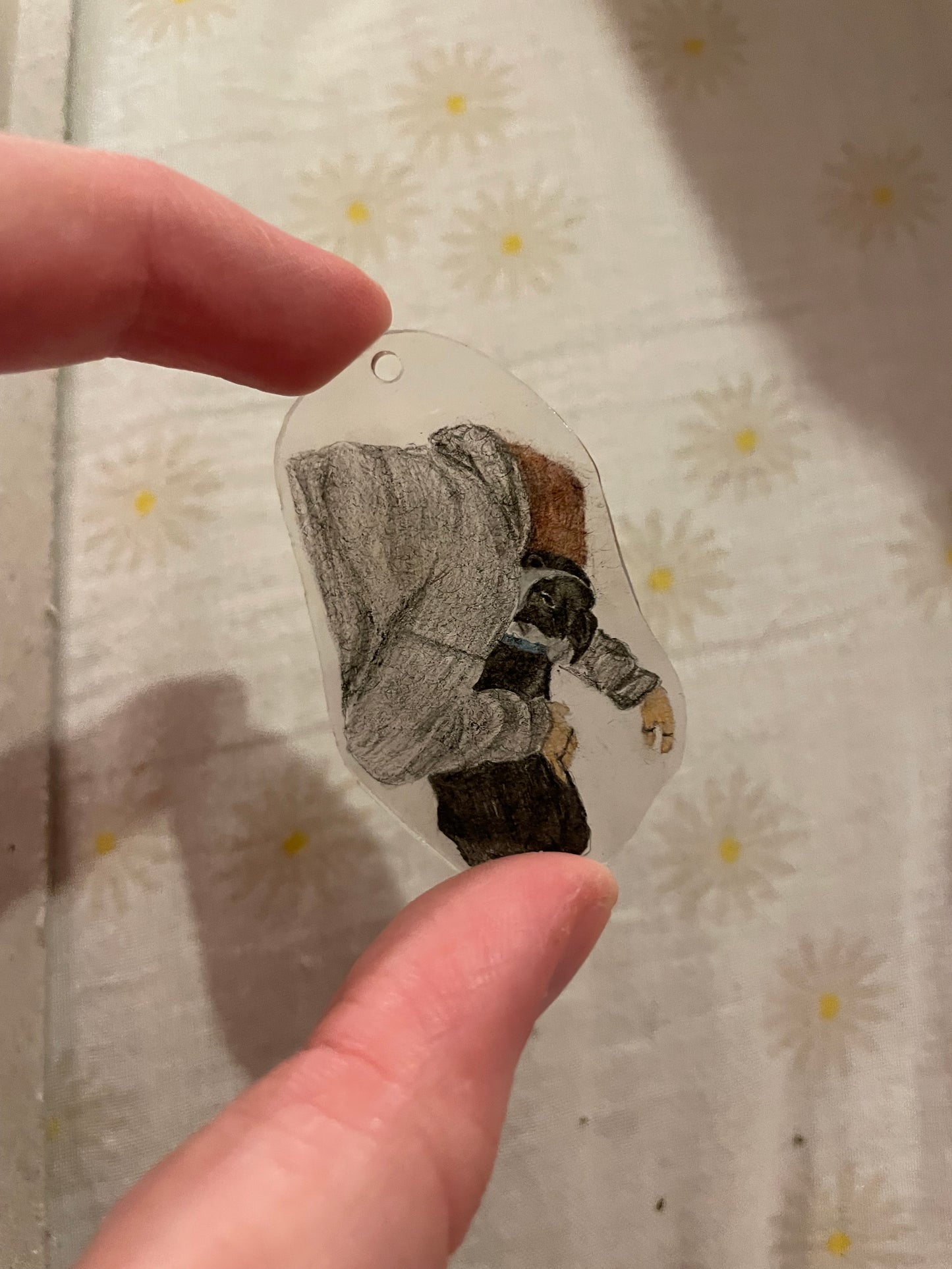 Customisable pet Keyring