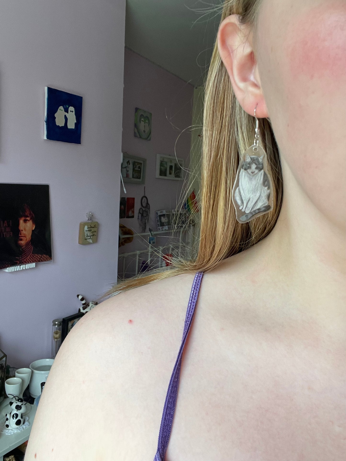 Customised Pet shrinkie earrings