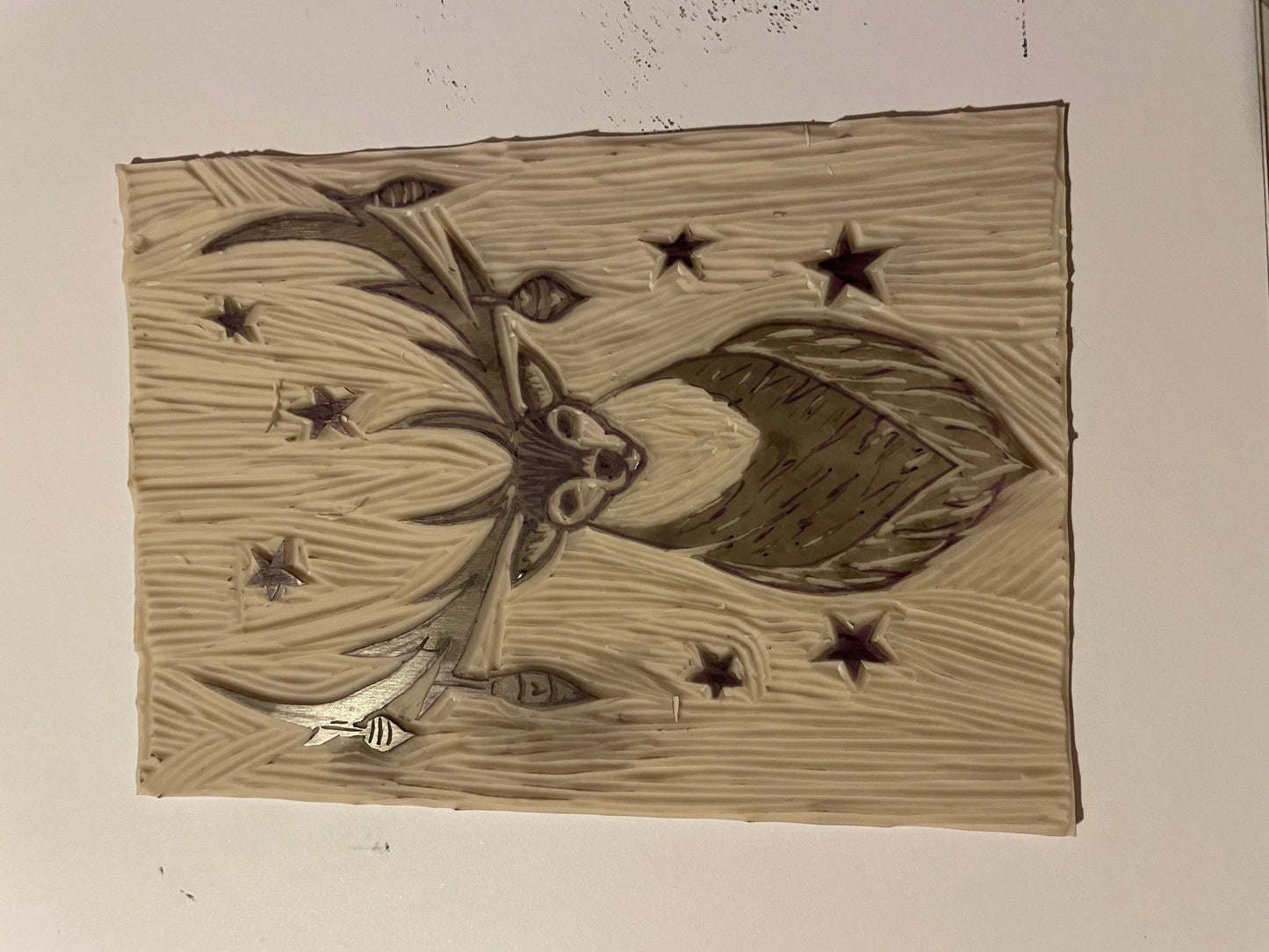 reindeer ball ball antler christmas card